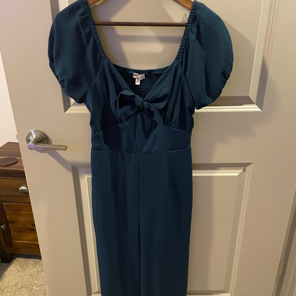 Teal jumpsuit